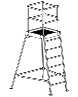 Mirador fixe démontable 1,60 m